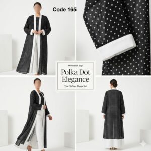 Shafoon Abaya With Stoller And Under Coat