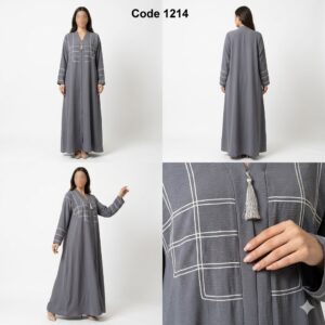 Zoom Nida Style Abaya